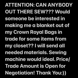 Blanket Maker WANTED!!! Lets TRADE!!